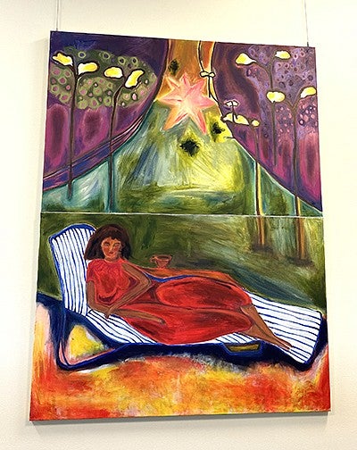image of Yuruhary Gallardo-Garcia artwork displayed on the wall in HEDCO SAS office