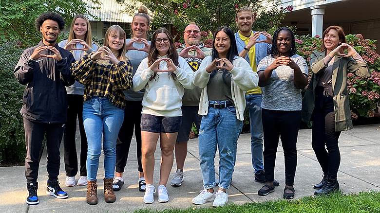 group photo of Prevention Science MS & MEd cohort 2022