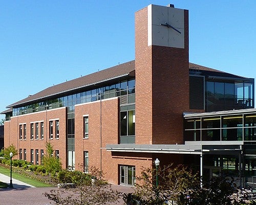 image of the HEDCO building facing towards the clock tower