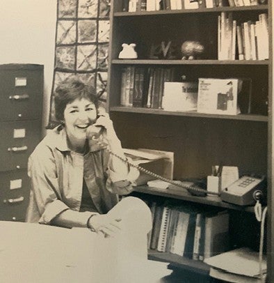 image of Barbara Keirnes-Young as new principal 1974