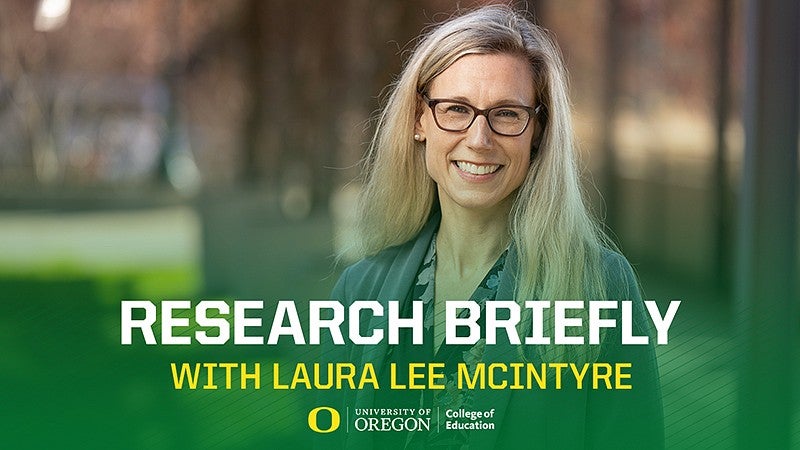 image of Research Briefly video thumbnail of Dean Laura Lee McIntyre