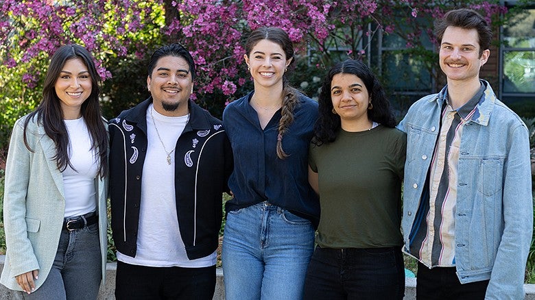 CPSY 2023 Graduate Cohort - individuals smiling facing the camera