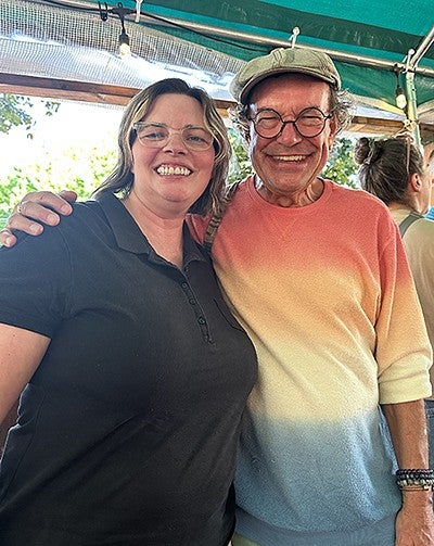 Cecilia Morgan and Dr. Kent Johnson