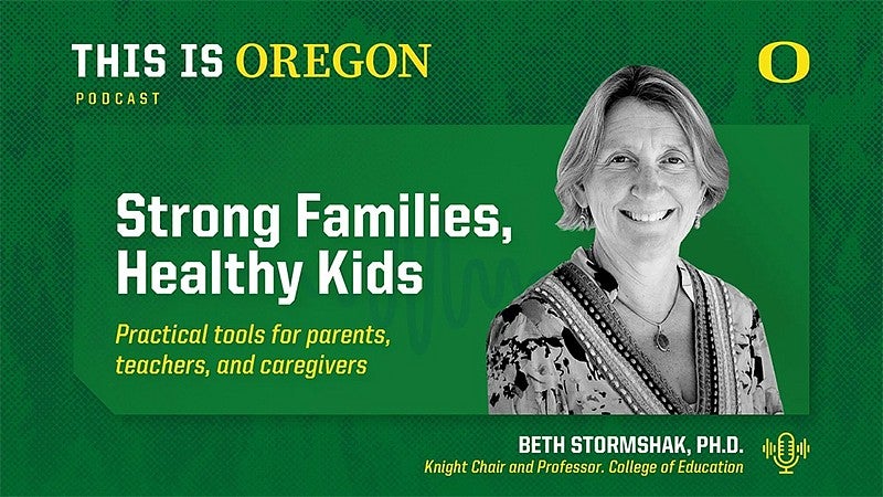This is Oregon Podcast cover thumbnail featuring Beth Stormshak