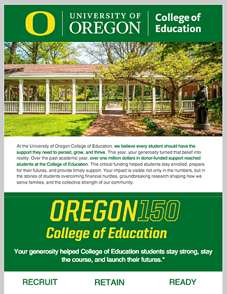 Impact news cover for Summer 2025