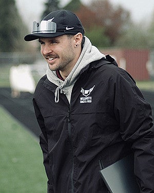 Alex Walker in coaching attire