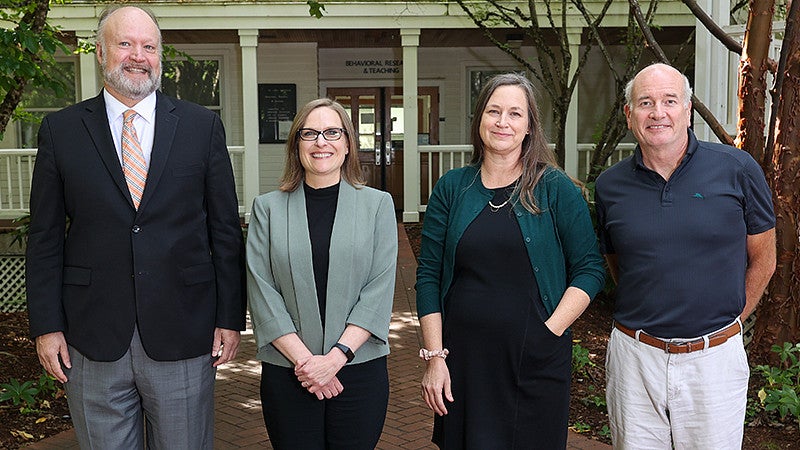 Dean Emily Tanner-Smith with COE Department Heads