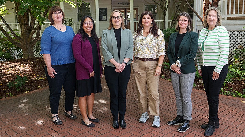 Dean Emily Tanner-Smith with COE Directors