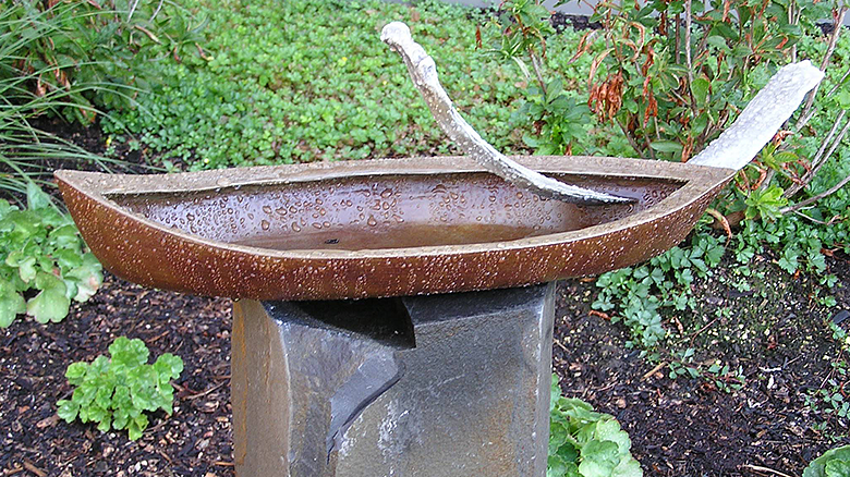 University of Oregon College of Education Life Dugout, Steer Art Installation