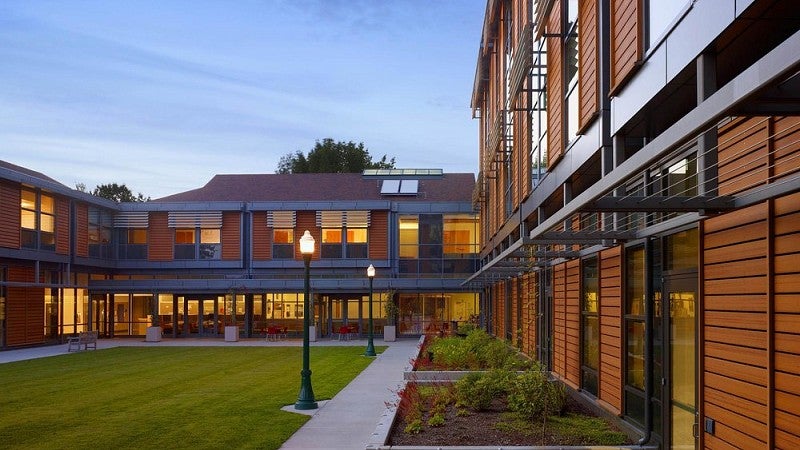 University of Oregon College of Education HEDCO Courtyard