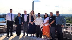 Ron Worst, MS ’14, SPED pictured on the far left with fellow colleagues in Bureau of Indian Education in Washington D.C.