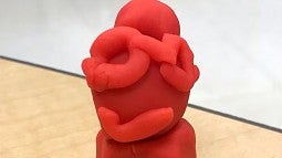 image of Alex Newson in Play-Doh form created by a student