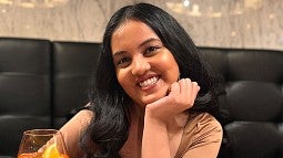 image of student Gauri Bharadwaj smiling towards camera 