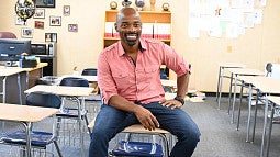 Oregon Lookout-Teacher of the year Nate Jackson
