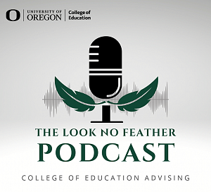 The Look No Feather Podcast Logo 781 x 708