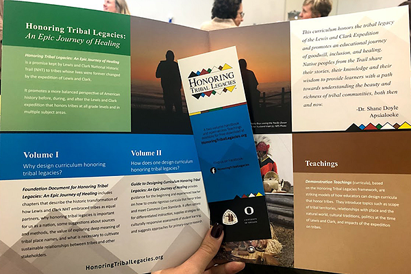 University of Oregon College of Education Honoring Tribal Legacies Brochure