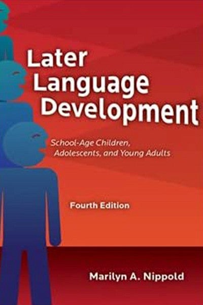 Book cover of Later Language Development