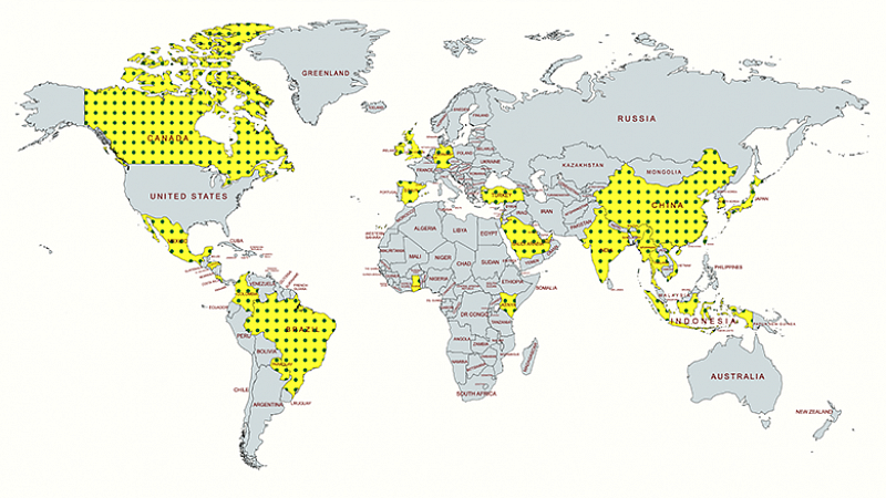 University of Oregon College of Education International Students World Map Locations University of Oregon College of Education International Students World Map Locations