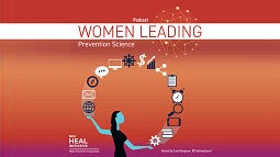 women leading podcast artwork
